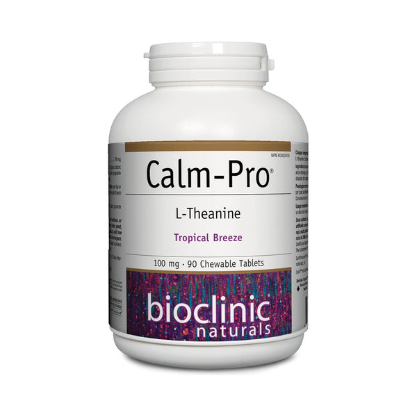 Bioclinic Naturals Calm-Pro 100mg Tropical Breeze 90 Chewable Tablets