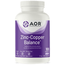 AOR Zinc-Copper Balance 100 Capsules - Five Natural
