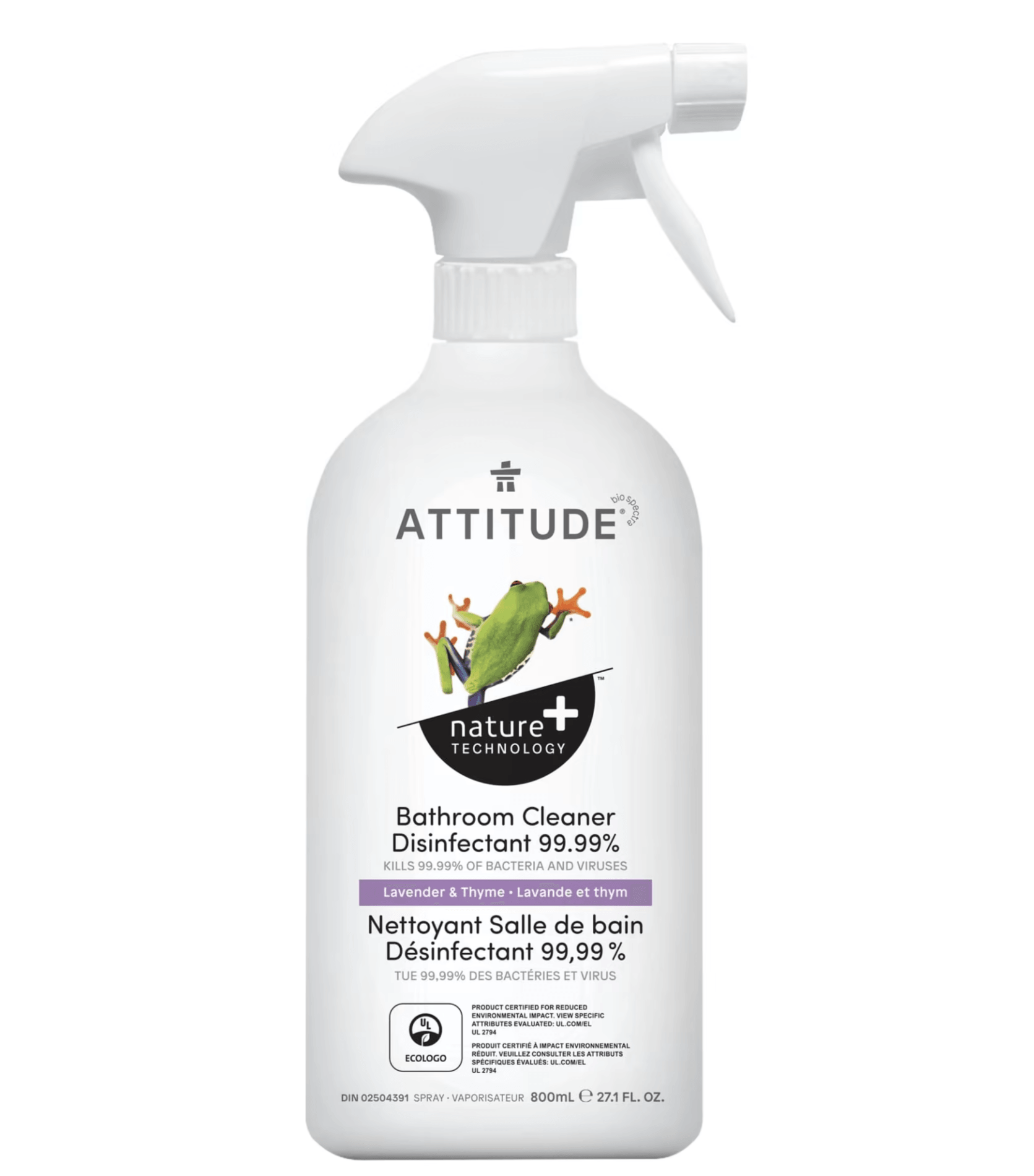 Attitude Bathroom Cleaner Disinfectant 99.9 800mL
