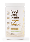 Feed That Brain Collagen + MCT - Vanilla 240g - Five Natural