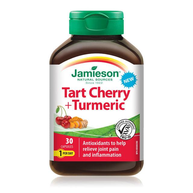 Jamieson Tart Cherry + Turmeric 30 Capsules - Five Natural