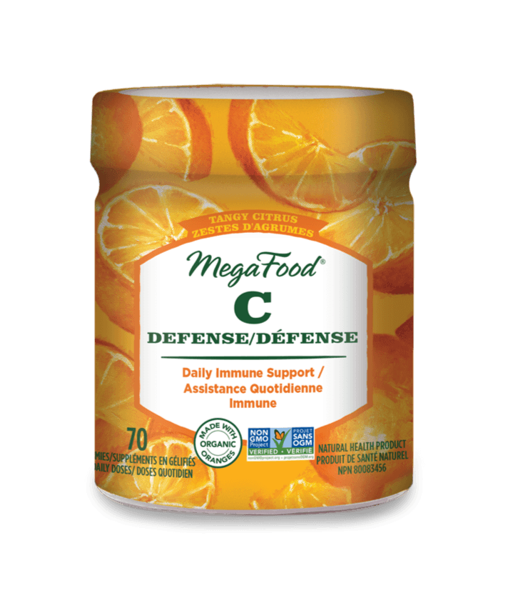 MegaFood Vitamin C Defense Tangy Citrus 70 Gummies