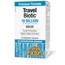 Natural Factors Travel Biotic BB536 10 Billion Live Probiotic Cultures 60 Veg Capsules - Five Natural