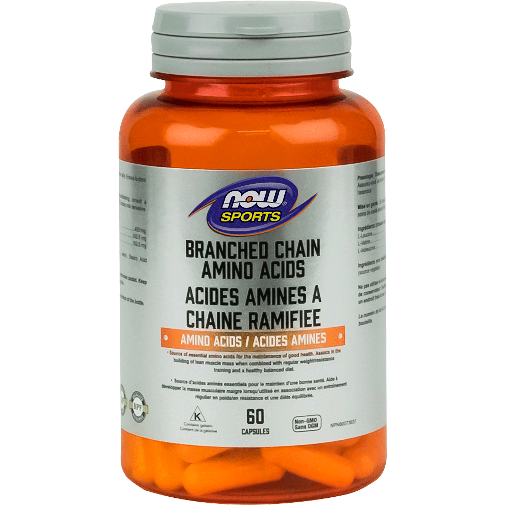 NOW Branched Chain Amino Acid 60 Capsules