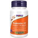 NOW Probiotic-10 25 Billion (10 Strains) 50 Veg Capsules - Five Natural