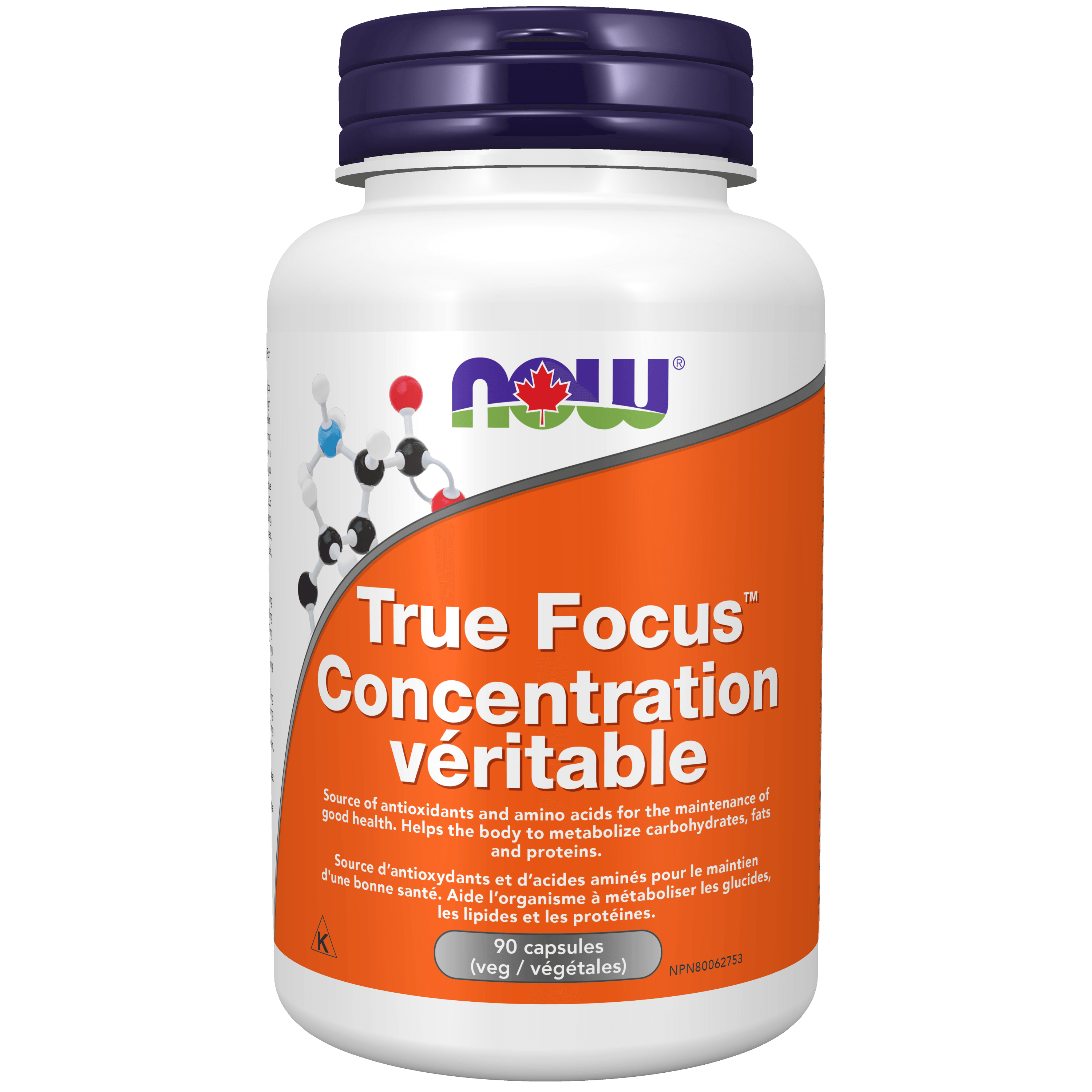 NOW True Focus 90 Veg Capsules