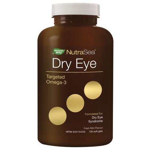 NutraSea Dry Eye Targeted Omega-3 Mint 120 Softgels - Five Natural