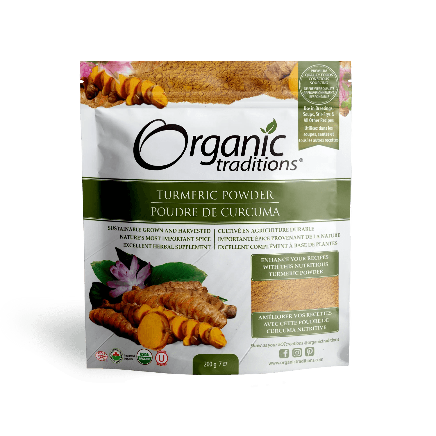 Organic Traditions Turmeric Powder 200g