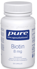 Pure Encapsulations Biotin 8mg 120 Capsules - Five Natural