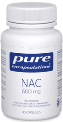 Pure Encapsulations NAC 600mg 90 Capsules - Five Natural