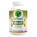 LeafSource Shilajit with Humic-Fulvic Acid 60 Veg Capsules