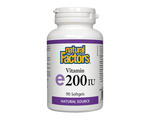 Natural Factors Vitamin E 200IU 90 Softgels
