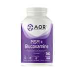 AOR MSM + Glucosamine 200 Capsules
