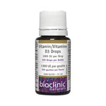 Bioclinic Naturals Vitamin D3 Drops 1000 IU 15mL Liquid