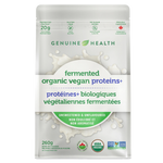 Genuine Health Fermented Organic Vegan Proteins+ Unsweetend & Unflavoured 260g