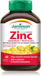 Jamieson Zinc Lozenges with Echinacea, Vitamins C and D Soothing Lemon & Menthol 60 Lozenge