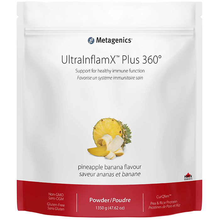 Metagenics UltraInflamX Plus 360 Pineapple Banana 1350g