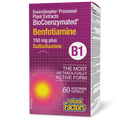 Natural Factors BioCoenzymated Benfotiamine B1 150mg 60 Veg Capsules