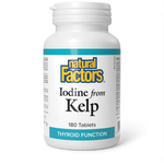 Natural Factors Iodine from Kelp 180 Tablets