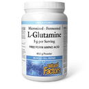 Natural Factors Micronized Fermented L-Glutamine 5g 450g