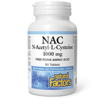 Natural Factors N-Acetyl-L-Cysteine 1000mg 90 Tablets