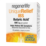 Natural Factors RegenerLife Unique Relief IBS Butyric Acid 30 Packs