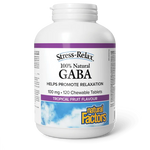 Natural Factors Stress-Relax GABA 100mg Tropical Fruit 120 Chewables