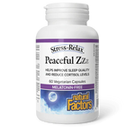 Natural Factors Stress Relax Peaceful Zzz 60 Veg Capsules