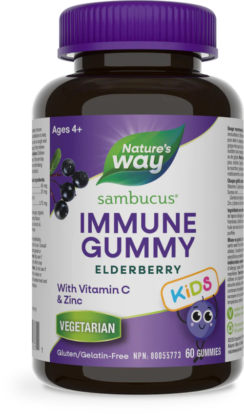 Nature's Way Sambucus Immune Support Kids 60 Gummies