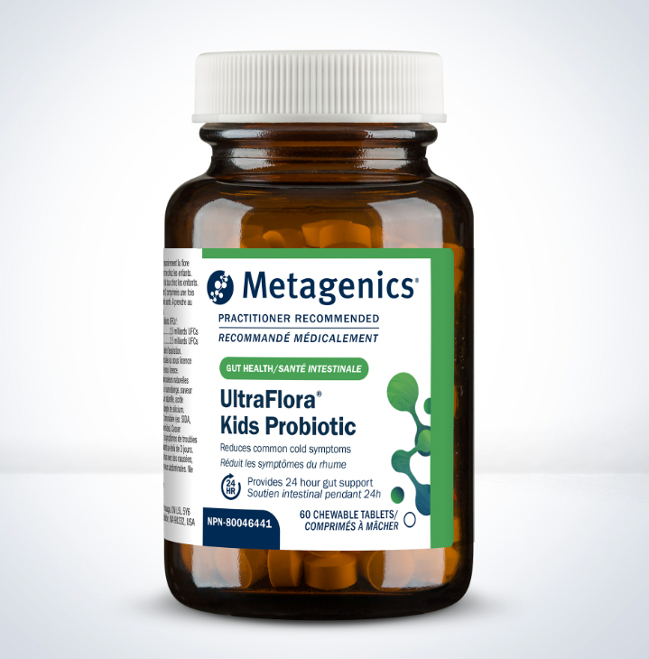 Metagenics UltraFlora Kids Probiotic 60 Chewable Tablets