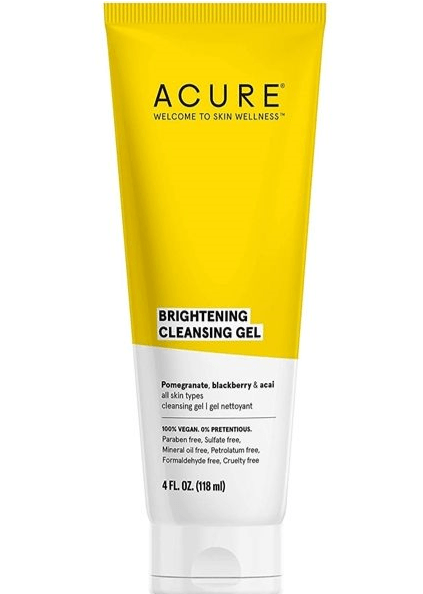 Acure Brightening Cleansing Gel 118mL - Five Natural
