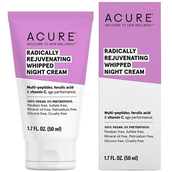 Acure Rejuvenating Whipped Night Cream 50mL - Five Natural