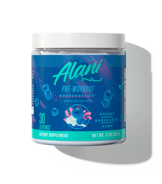 Alani Nu Pre-workout Breezeberry 30 Servings - Five Natural