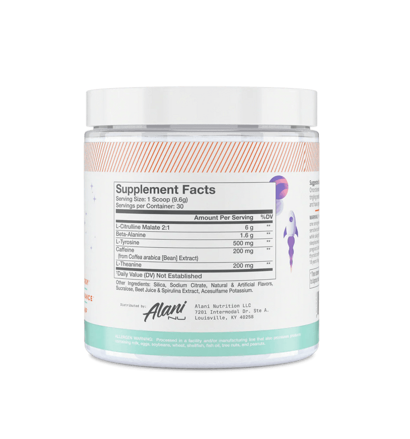 Alani Nu Pre-workout Galaxy Lemonade 30 Servings - Five Natural