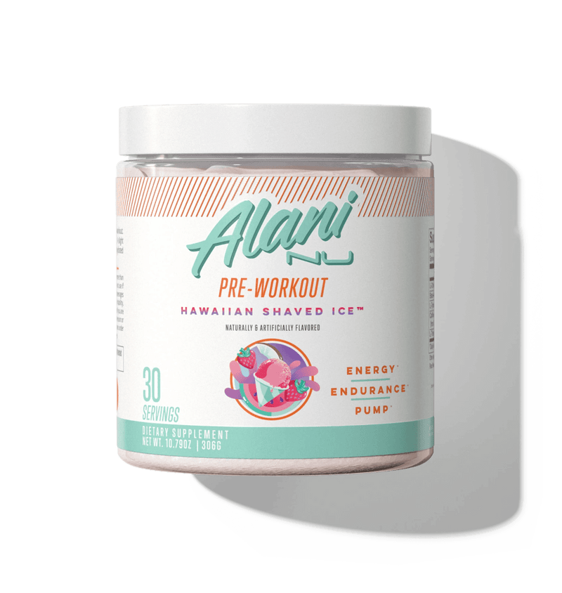 Alani Nu Pre-workout Hawaiian Shaved Ice 30 Servings - Five Natural