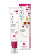 Andalou Naturals 1000 Roses CC Sheer Tan SPF 30 58mL - Five Natural