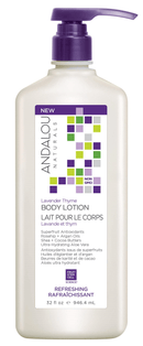 Andalou Naturals Body Lotion Lavender Thyme Refreshing 946mL - Five Natural