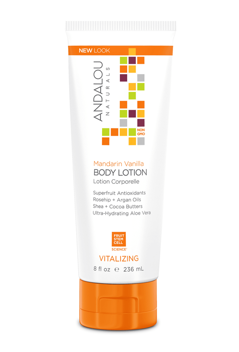 Andalou Naturals Body Lotion Mandarin Vanilla Vitalizing 236mL - Five Natural