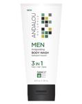 Andalou Naturals Body Wash Men Invigorating 251mL - Five Natural