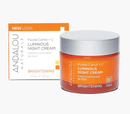 Andalou Naturals Luminous Night Cream Purple Carrot + C 50mL - Five Natural