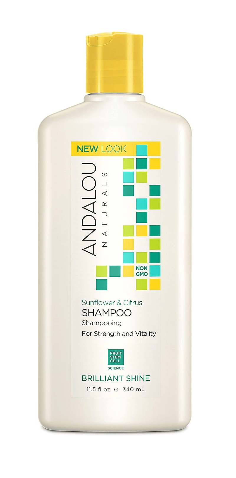 Andalou Naturals Shampoo Sunflower & Citrus Shine 340mL - Five Natural