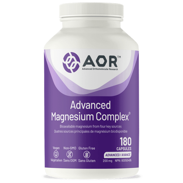 AOR Advanced Magnesium Complex 180 Capsules - Five Natural