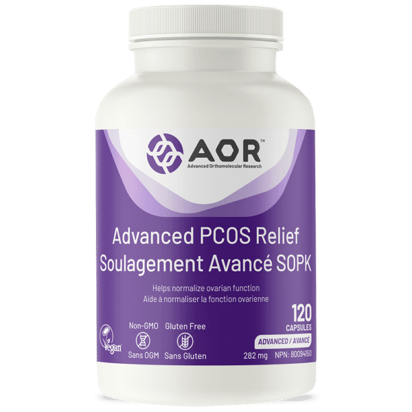 AOR Advanced PCOS Relief 120 Capsules - Five Natural