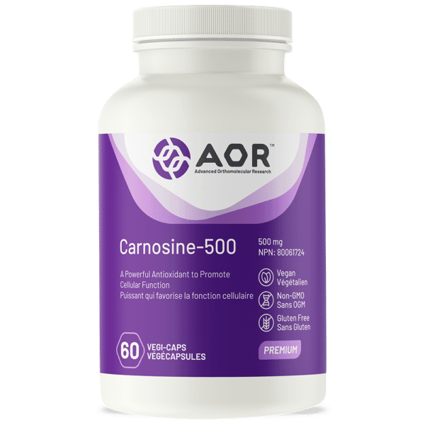 AOR Carnosine-500 60 Capsules - Five Natural