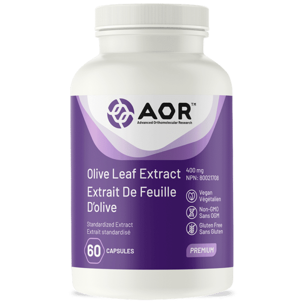 AOR Olive Leaf Extract 60 Capsules - Five Natural