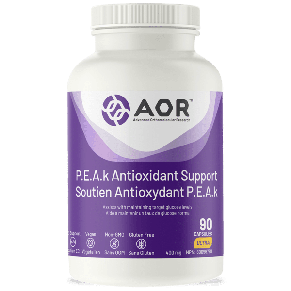 AOR P.E.A.k Antioxidant Support 90 Softgels - Five Natural