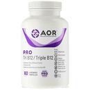 AOR Pro Tri B12 60 Tablets - Five Natural