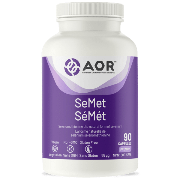 AOR SeMet 90 Capsules - Five Natural