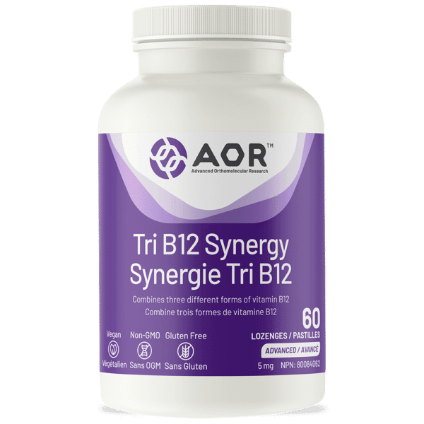 AOR Tri B12 Synergy 60 Tablets - Five Natural