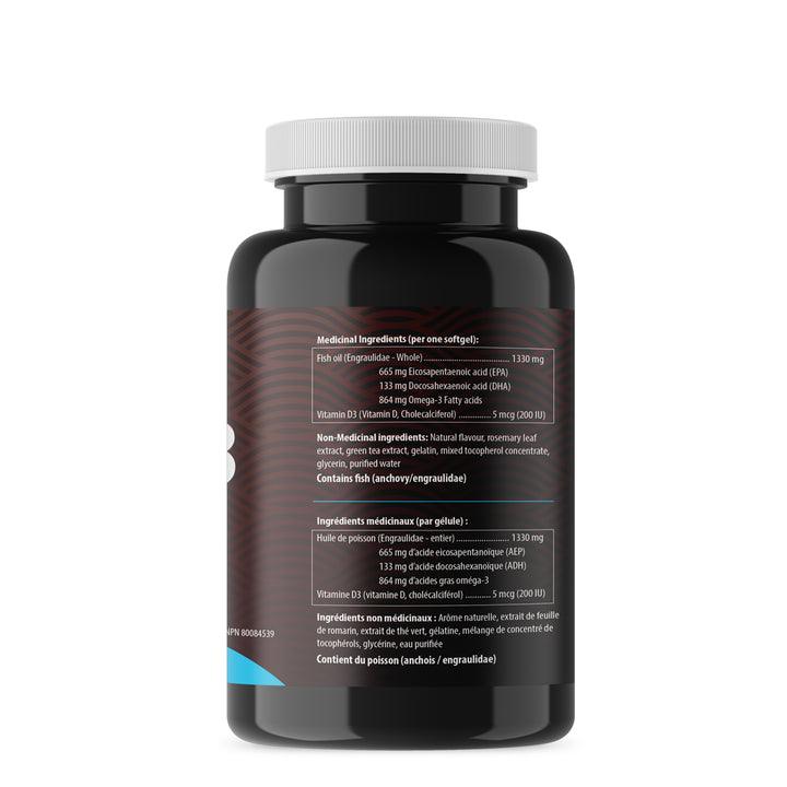 AquaOmega Omega-3 High EPA 240 Softgels - Five Natural